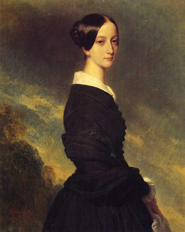 Franz Xaver Winterhalter Francoise Caroline Gonzague, Princesse de Joinville